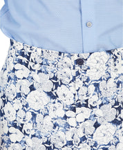 Bar III Men's Slim-Fit Floral Dress Pants 32 x 32 Blue