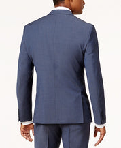 Bar Iii Mens Slim fit Suit Jacket Blazer 40 R Navy Blue Solid