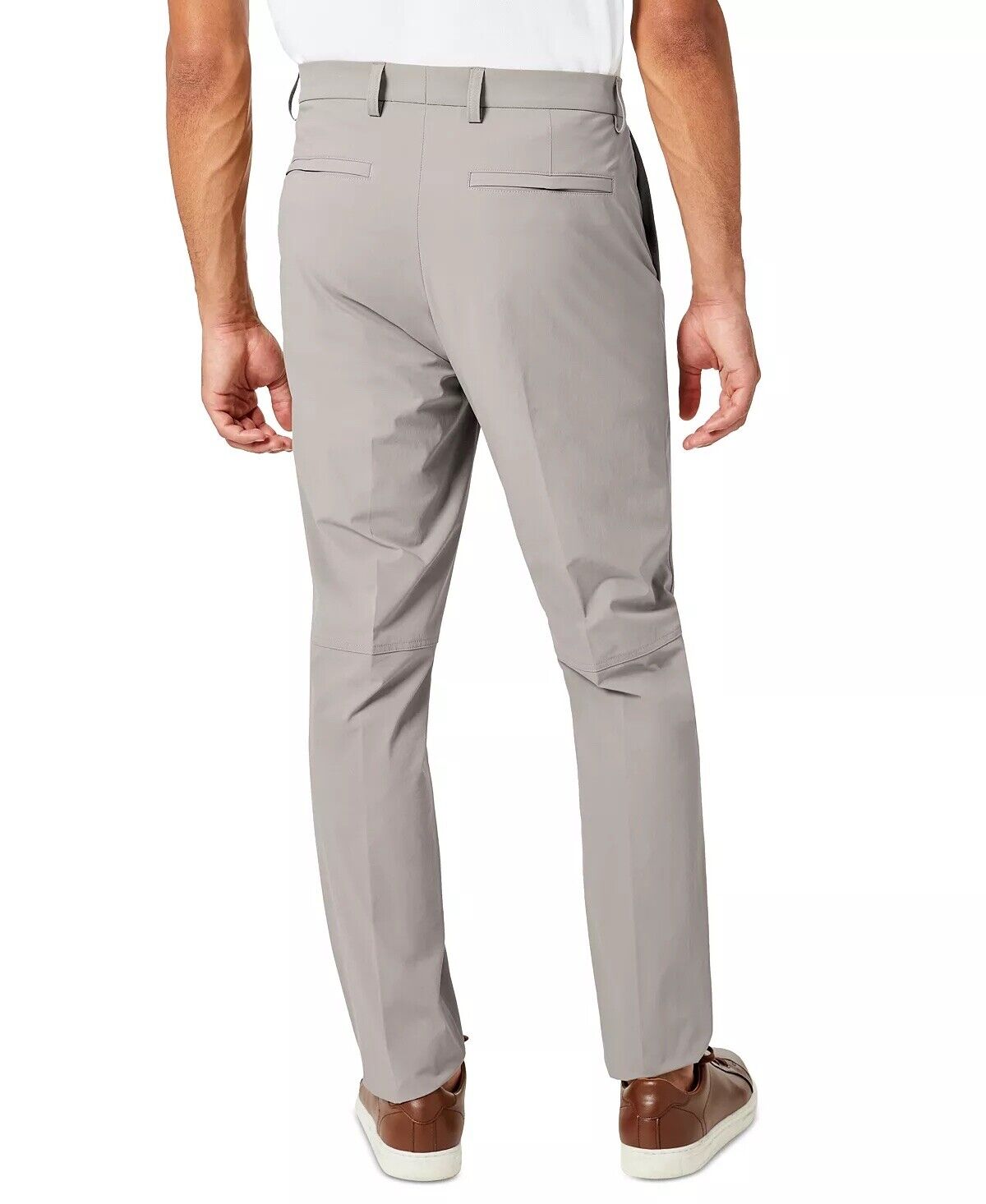 CALVIN KLEIN Men's Slim Fit Tech Solid Performance Dress Pants 38 x 32 Charcoal