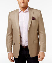 Lauren Ralph Lauren Men's Classic-Fit Neat UltraFlex Sport Coat 36R Tan