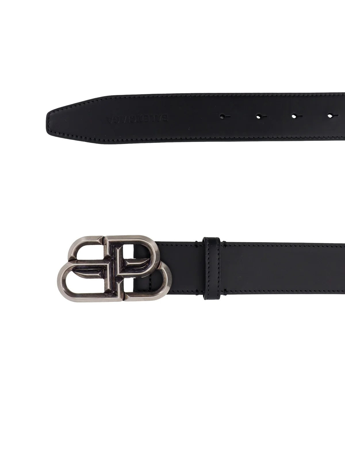 Balenciaga Balenciaga BB Logo Plaque Leather Belt Size 80 cm 32 W Made in Italy