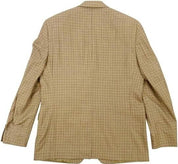 Lauren Ralph Lauren Men's Classic-Fit Ultraflex Blazer 42L Tan Check Sport Coat