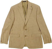 Lauren Ralph Lauren Men's Classic-Fit Ultraflex Blazer 42L Tan Check Sport Coat