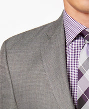 Lauren Ralph Lauren Men's Grey Patterned Sport Coat Classic-Fit 40R