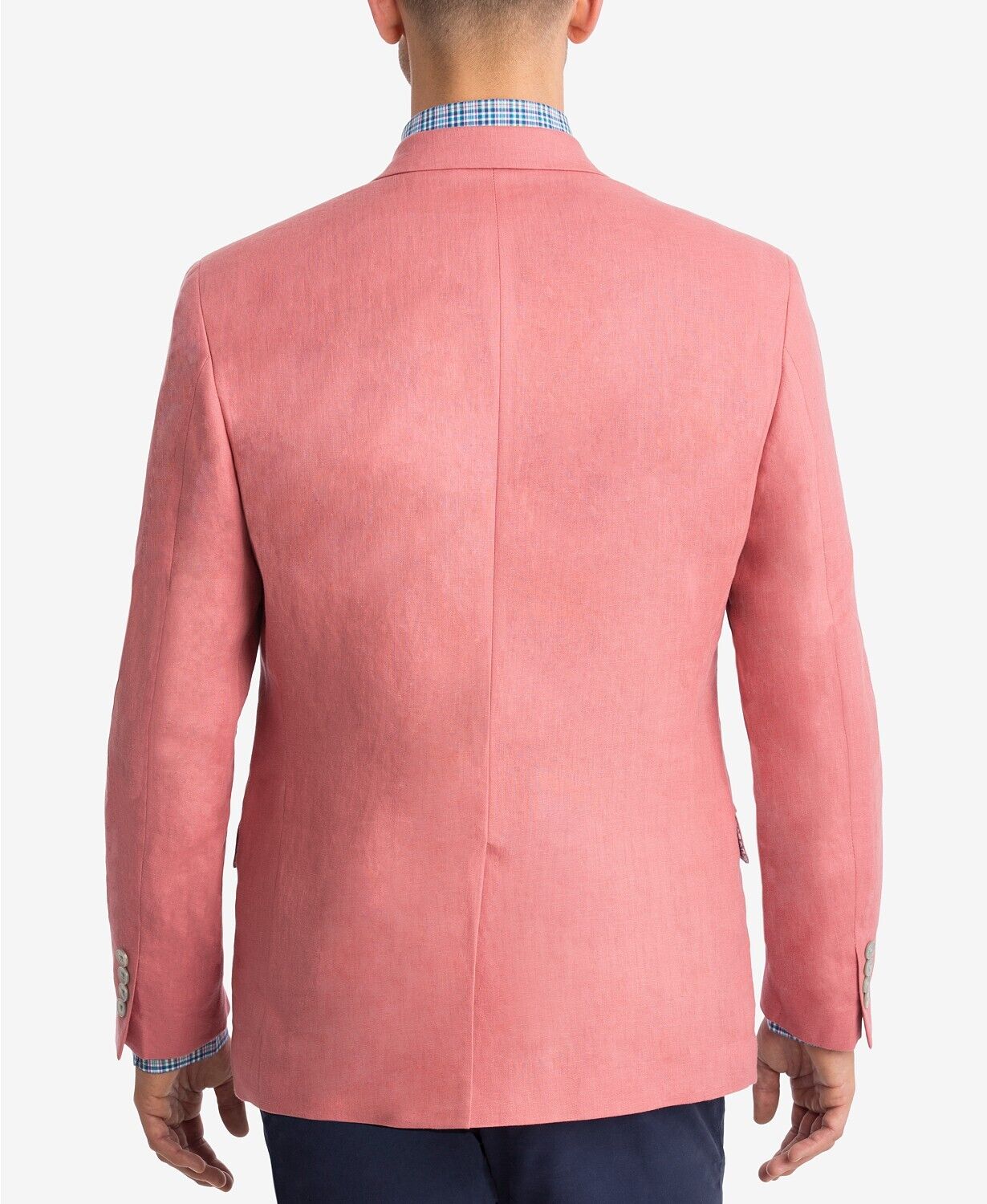 Lauren Ralph Lauren Men's Linen Sport Coat 42L Red Classic-Fit Ultra-Flex Solid