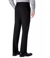 LAUREN RALPH LAUREN Mens Classic-Fit Stretch Flat-Front Pants 32 x 34 Black