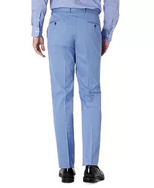 SEAN JOHN Men's Classic-Fit Solid Dress Pants Light Blue 40 x 30