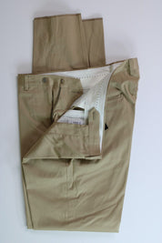 The Men's Store Sateen Stretch Cotton Slim Fit Dress Pants 36 Tan