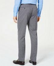 Vince Camuto Slim-Fit Stretch Wrinkle-Resistant Gray Textured Pants 38 x 34