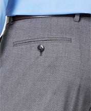 Vince Camuto Slim-Fit Stretch Wrinkle-Resistant Gray Textured Pants 38 x 34