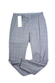 Calvin Klein Slim Fit Dress Pants 30 x 30 Grey Blue plaid