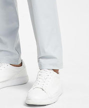 Calvin Klein Mens Slim Fit Tech Solid Performance Dress Pants 40 x 32 Light Grey