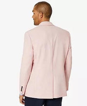 CLUB ROOM Men's Classic-Fit Solid Sport Coat 40L Pink Two Button Blazer