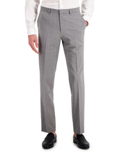HUGO Boss Men's Gray Textured Modern-Fit Wool Suit Dress Pants 32 x 32