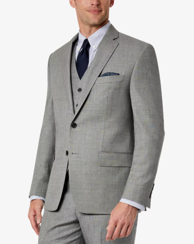 LAUREN RALPH LAUREN Men's Classic-Fit Wool Stretch Suit Jacket Light Grey 40S