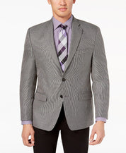 Lauren Ralph Lauren Men's Classic-Fit Ultraflex Patterned Sport Coat 40L Grey
