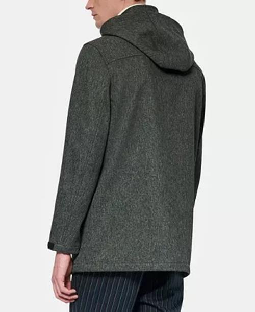 Marc New York Men's Doyle Hooded Jacket Medium Dark Grey