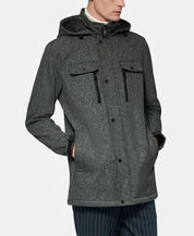 Marc New York Men's Doyle Hooded Jacket Medium Dark Grey