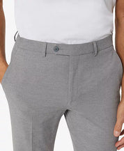 MICHAEL KORS Men's Modern-Fit Stretch Solid Suit Dress Pants 33 X 32 Silver