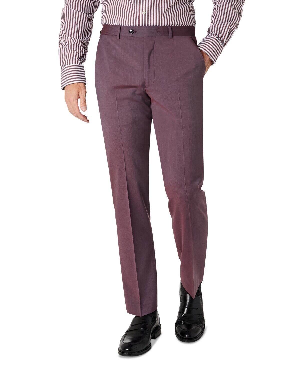 Sean John Men's Classic-Fit Suit Separate Pants Purple 38 x 34