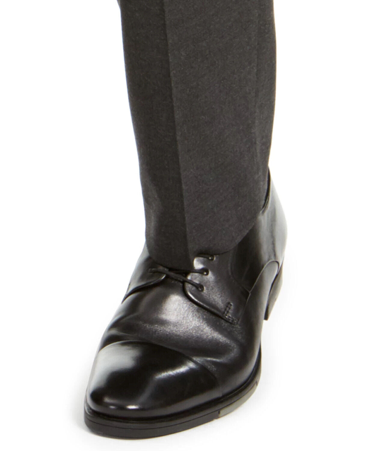 Alfani Men's Classic-Fit Stretch Solid Charcoal Dress Pants 40 X 32