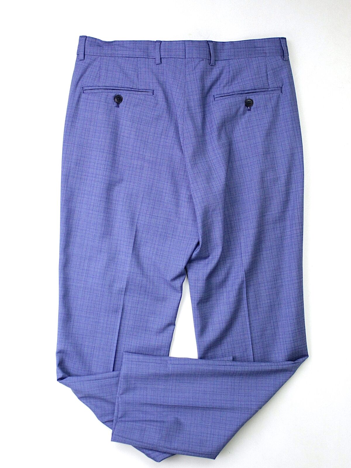 A|X ARMANI EXCHANGE Men's Slim-Fit Dress Pants 30 x 30 Blue Plaid