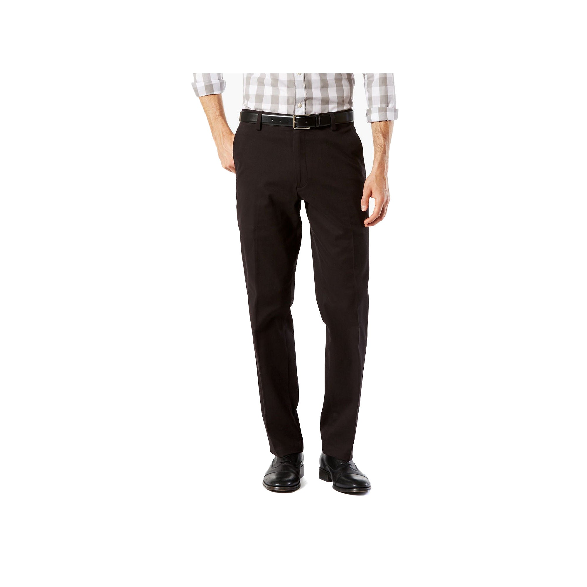 Dockers Mens Easy Khakis Straight Fit Dress Pants Black 32 x 29