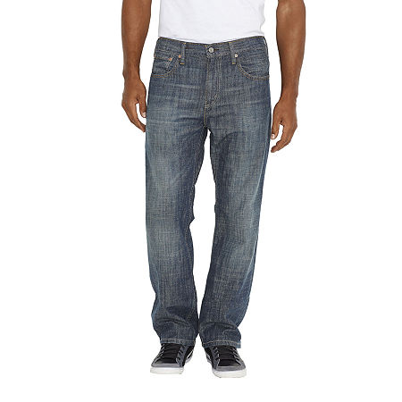 Levis 569 Loose Straight Fit Jeans Static Black 32 x 34