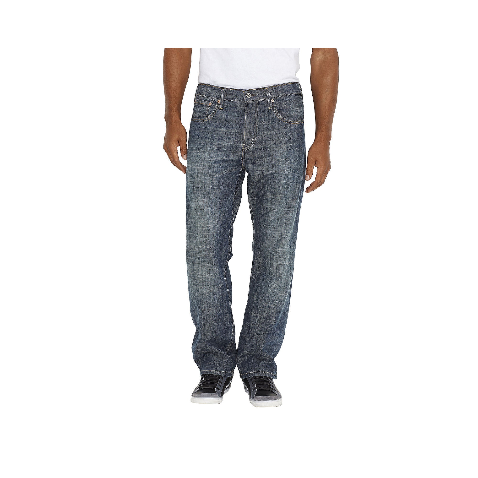 LEVI'S Men's 569 Loose Straight Fit Non-Stretch Jeans Blue 40 x 30