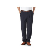 HAGGAR Mens Classic fit Dress Pants 34 / 30 Blue Solid
