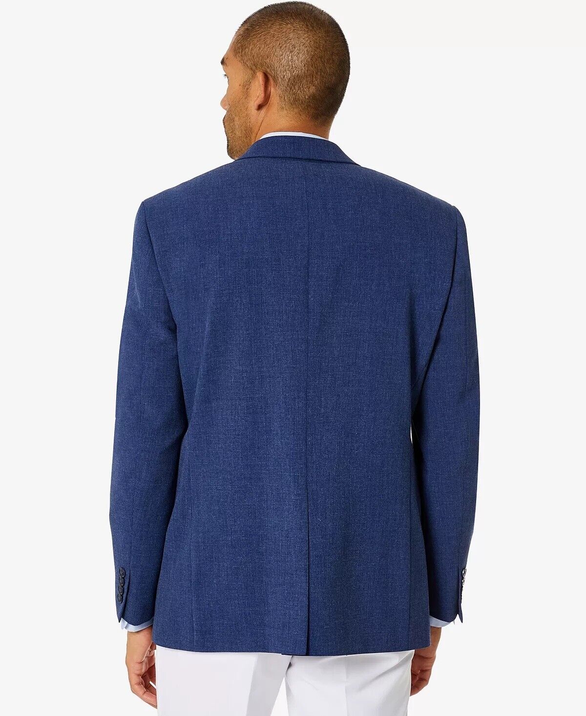 Club Room Men's Classic-Fit Solid Sport Coat Blue 38R Blazer