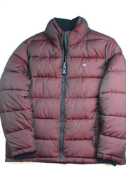 Calvin Klein Men's Classic Puffer With Set In Bib Detail XXL 2XL Dark Red