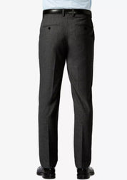 HAGGAR J.M. Mens Dress Pants Charcoal 32 x 32 Slim Fit 4-Way Stretch Flat Front