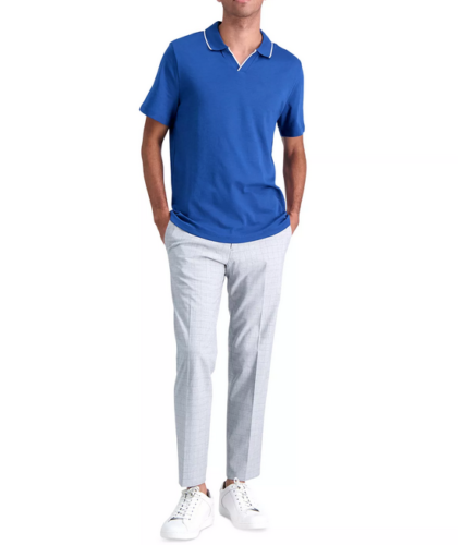 KENNETH COLE REACTION Men's Slim-Fit Check Dress Pants 32 x 32 Gray Heather