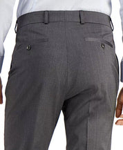 KENNETH COLE REACTION Men's Techni-Cole Gray Slim-Fit Pants 36 X 32