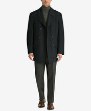 Lauren Ralph Lauren Luke Solid Wool-Blend Peacoat Coat 40L Navy Blue