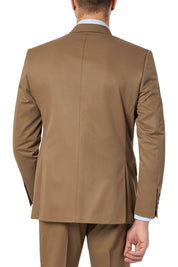 Lauren Ralph Lauren Men's Classic-Fit Wool Stretch Suit Jacket 46L Taupe