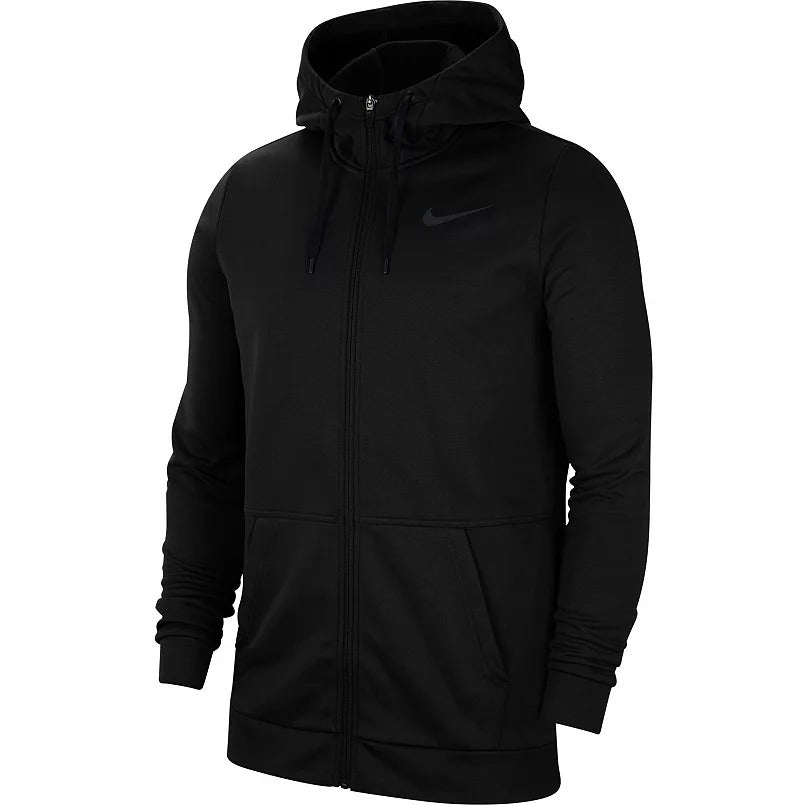 Men's Nike Therma-FIT Fleece Full-Zip Training Hoodie Sweatshirt Medium Charcoal