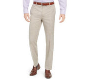 Lauren Ralph Lauren Men's Classic Fit Sharkskin Suit Dress Pants Tan 34 x 34