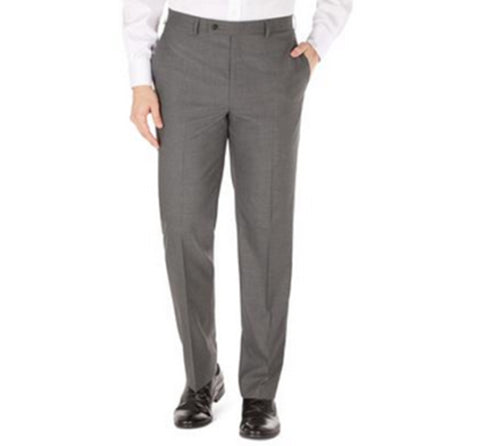 Lauren Ralph Lauren Men's Pattern Classic Flex Stretch Pants Grey Graph 36 x 29