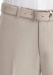Lauren Ralph Lauren Mens Linen Flat Front Dress Pants Tan 32 x 30