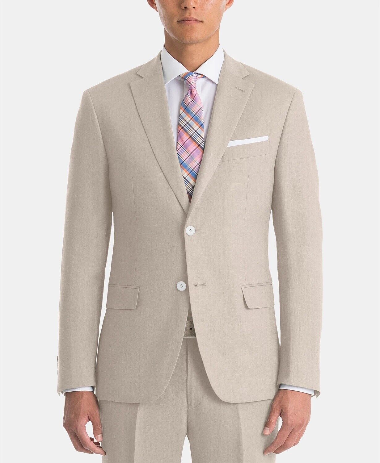 Lauren Ralph Lauren Men's Linen Sport Coat 42S UltraFlex Classic-Fit Tan