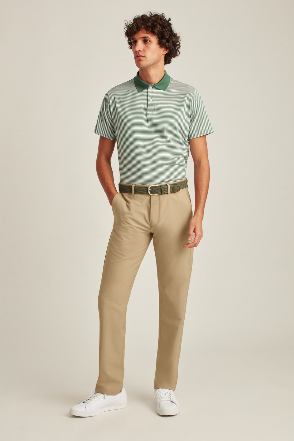 Bonobos Mens Slim fit Golf Pants 30 / 30 Beige Solid