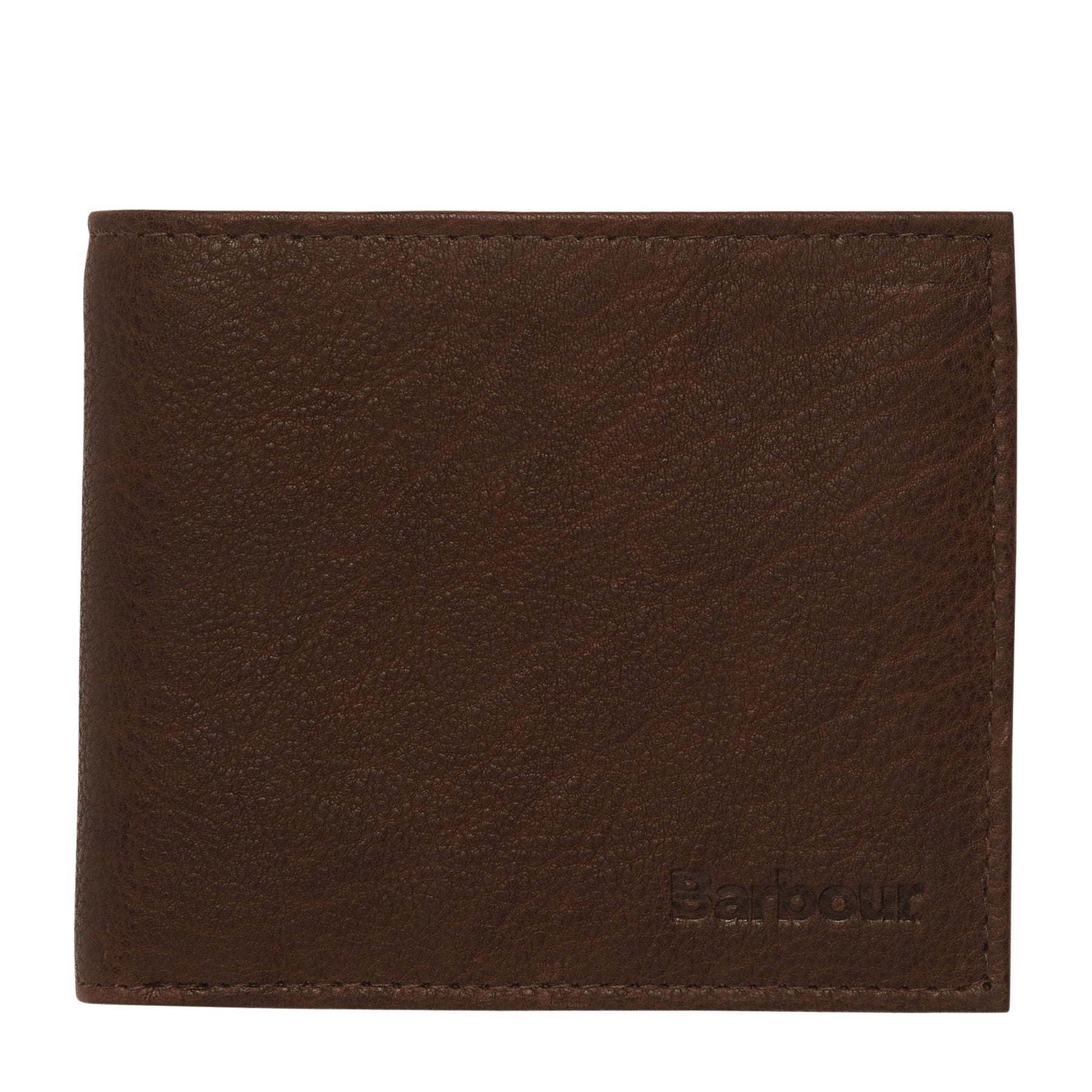 Barbour Mens Padbury Leather Wallet Card Holder Brown