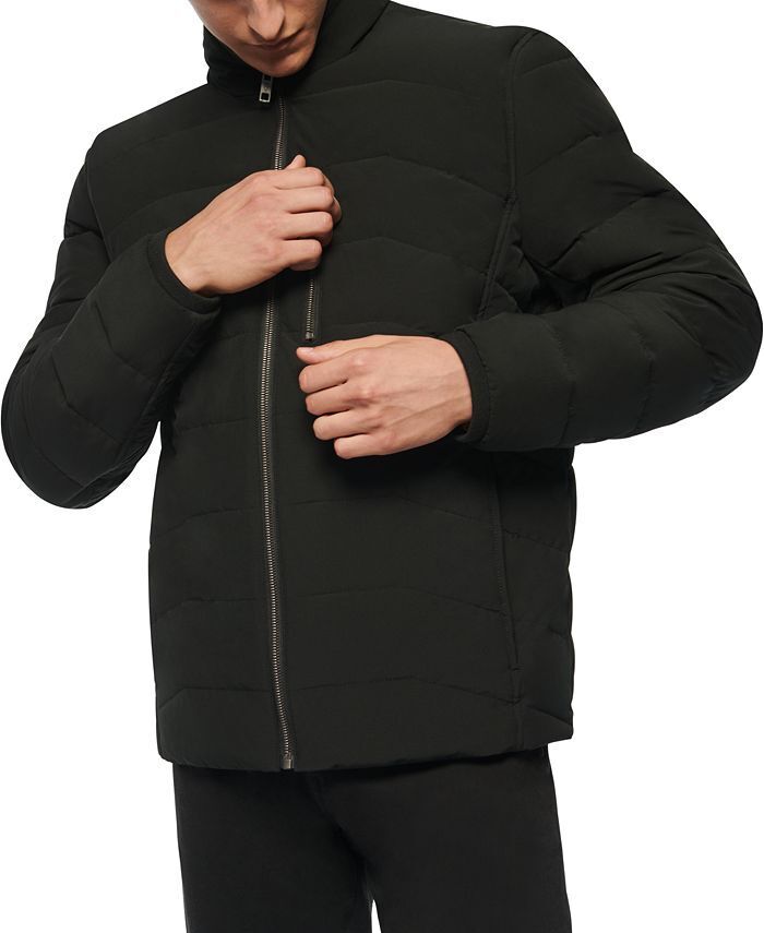 Marc New York Men's Carlisle Stretch Packable Moto Jacket Black XXL 2XL