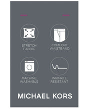 Michael Kors Classic-Fit Stretch Dress Pants 50 x 30 Black WASHABLE