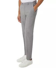 MICHAEL KORS Men's Modern-Fit Stretch Solid Suit Dress Pants 34 X 32 Silver