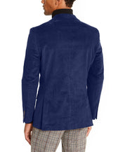 Nautica Men's Corduroy Sport Coat 36R Navy Blue Modern-Fit Active Stretch