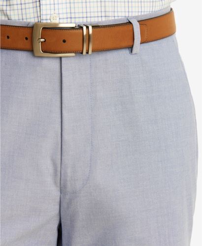 Tommy Hilfiger Mens Blue Chambray Pants 33 x 30 Modern-Fit TH-Flex Stretch