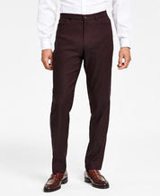 Tommy Hilfiger Men's Th Flex Modern Fit Four Pocket Twill Pants Burgundy Red 38 x 34
